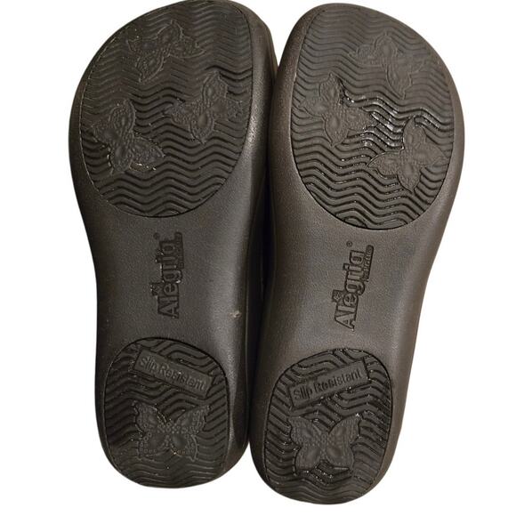 Allegria Keli Embossible Tawny Leather Shoe Brown Womens Size 5.5 - Picture 7 of 10